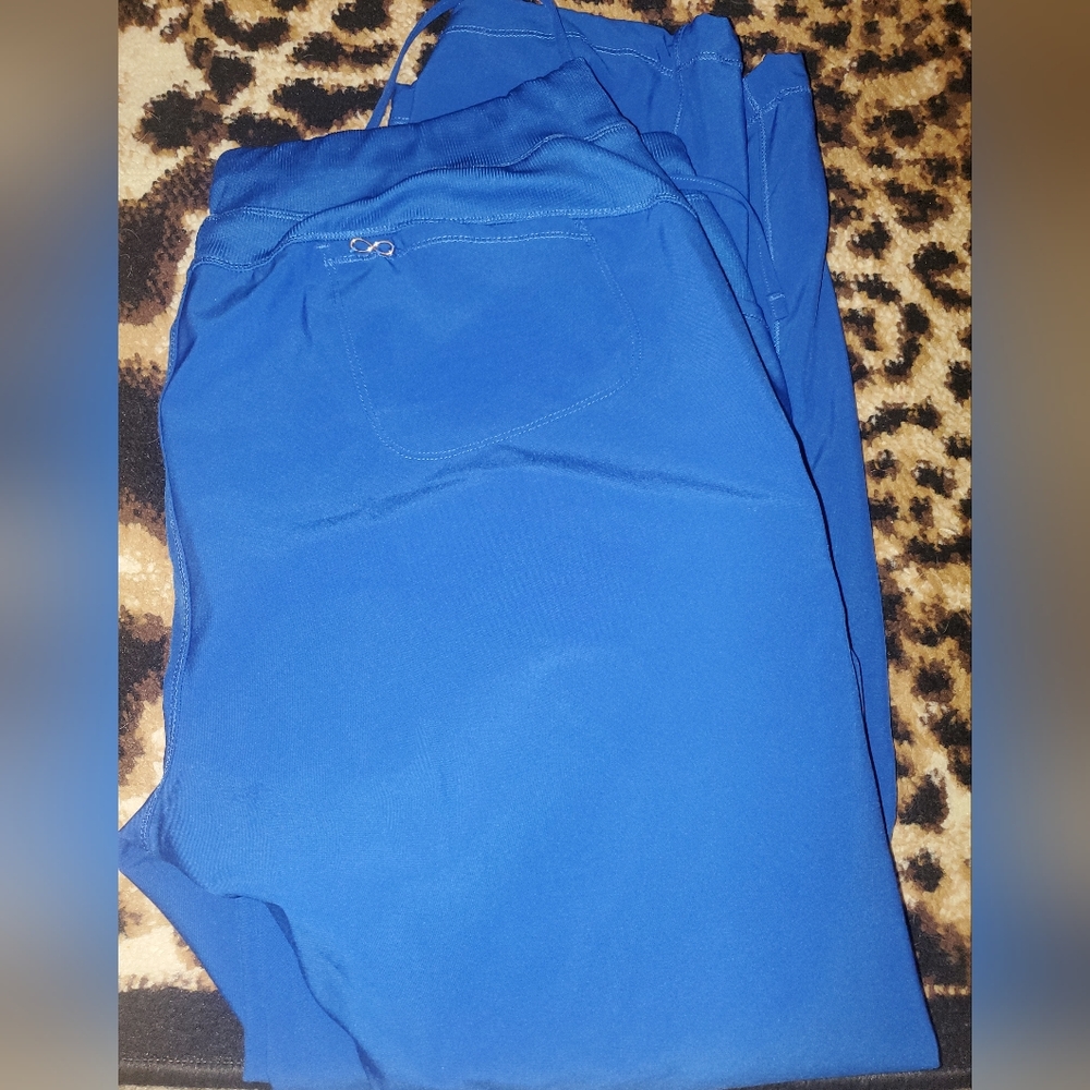 2x Cherokee Infinity Royal Blue Scrub Pants